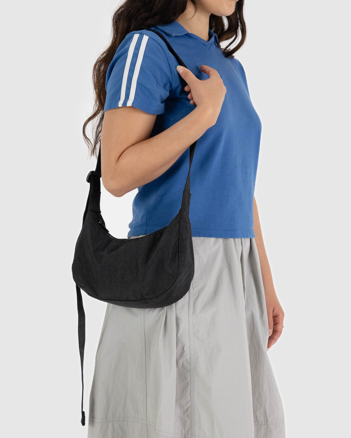 Small Nylon Crescent Bag - Image 3