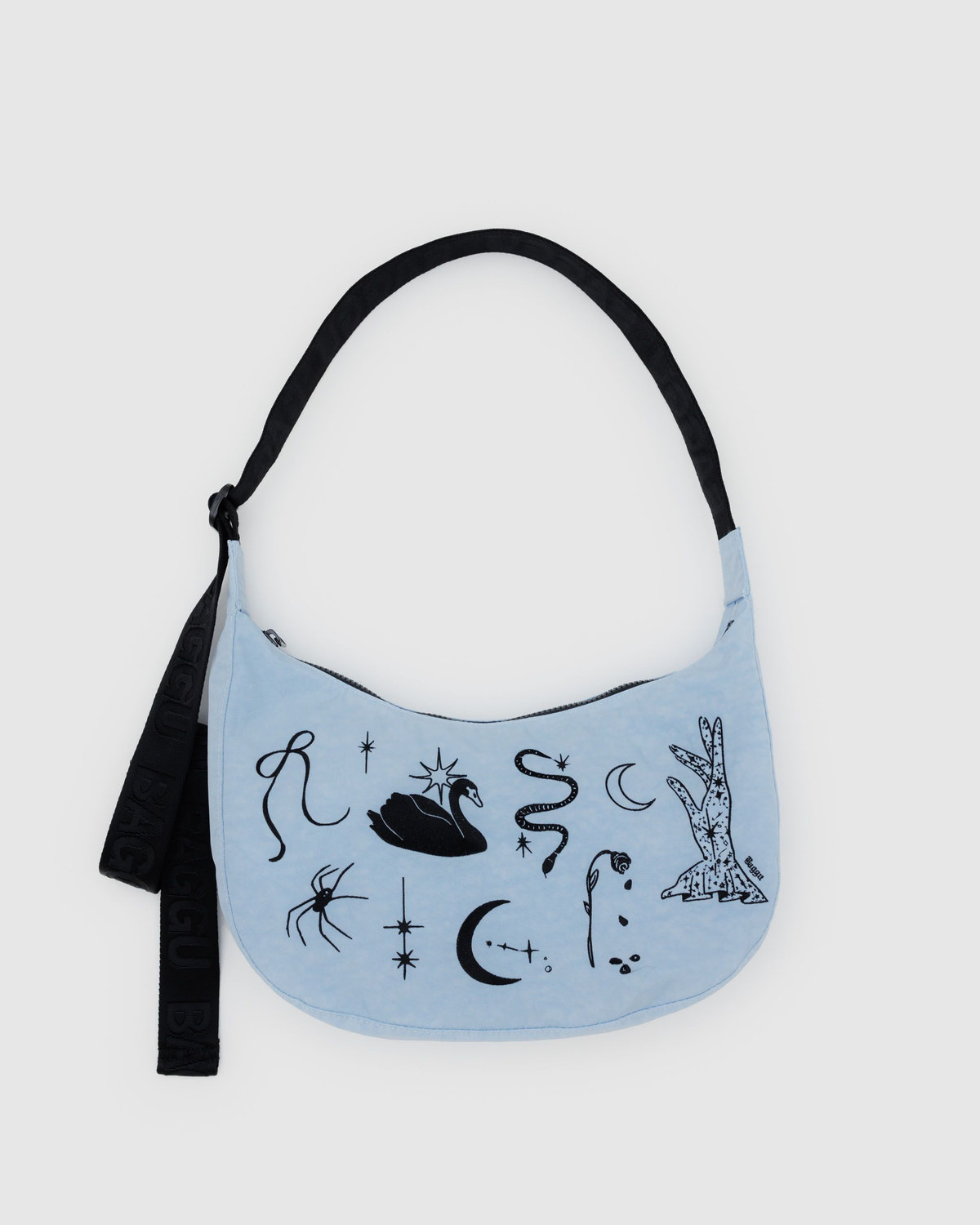 Medium Nylon Crescent Bag