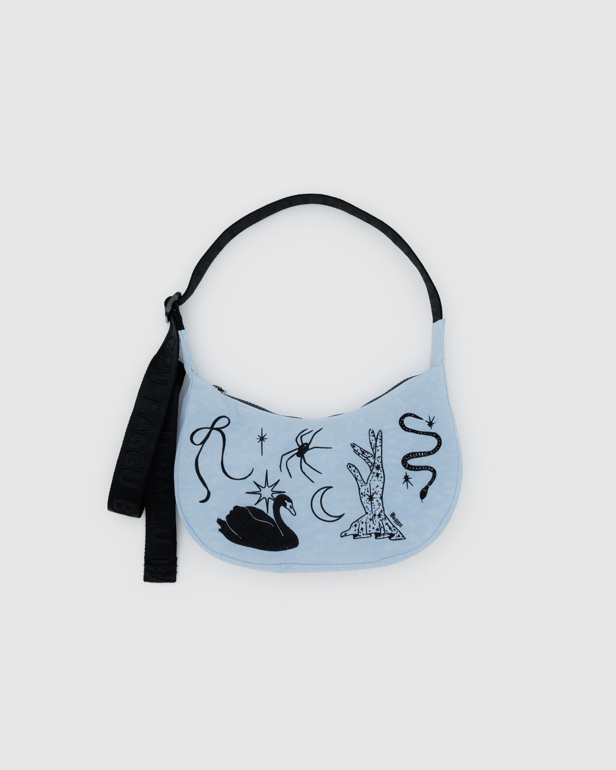 Small Nylon Crescent Bag