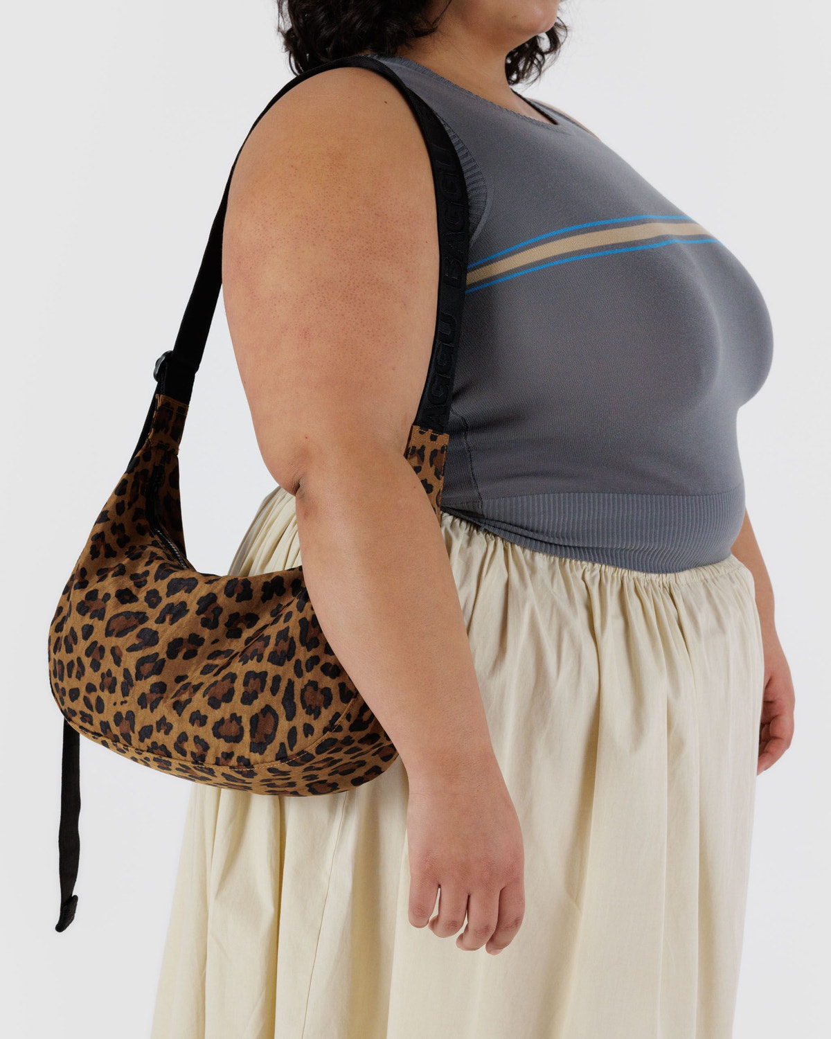 Medium Nylon Crescent Bag - Image 3