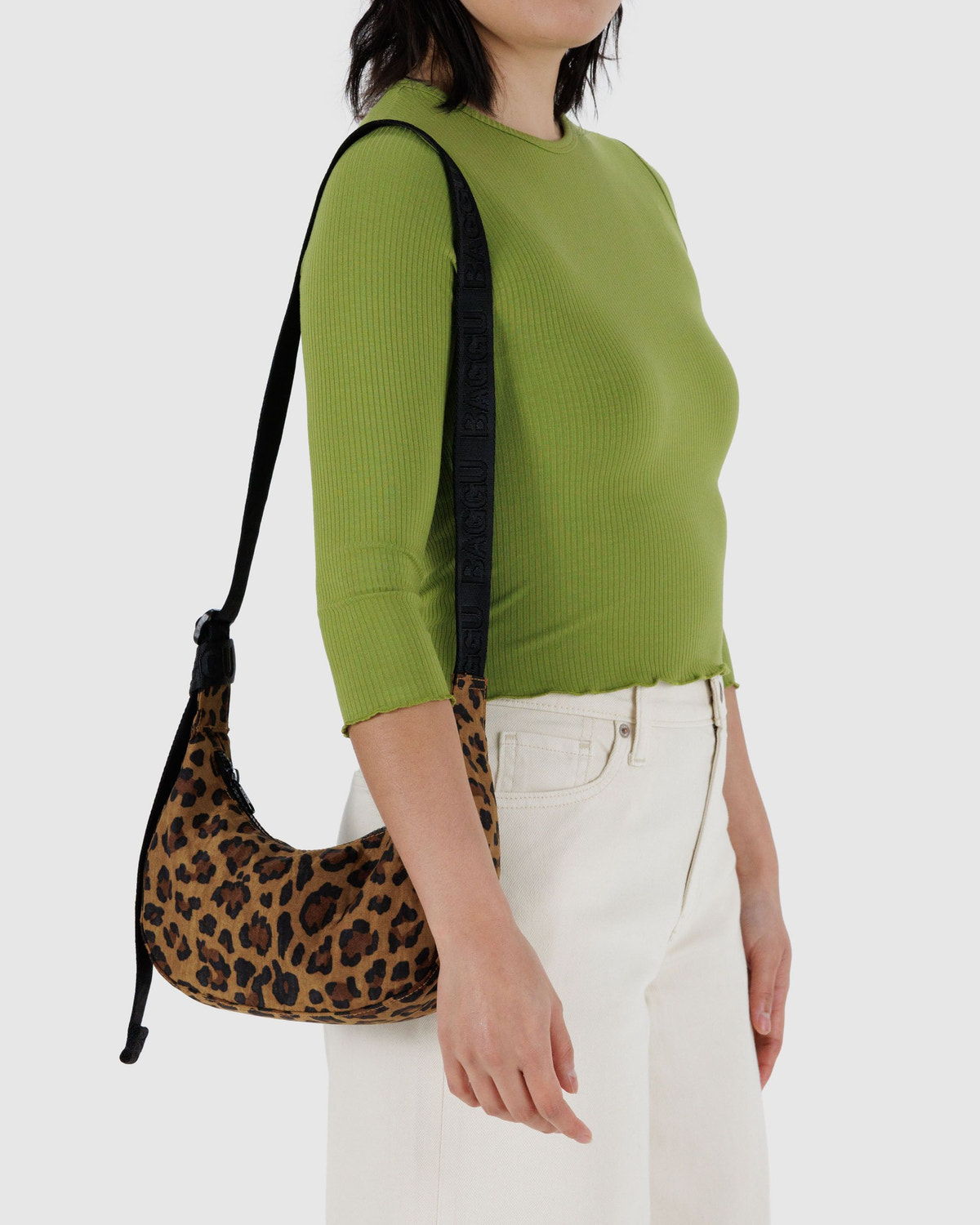 Small Nylon Crescent Bag - Image 3
