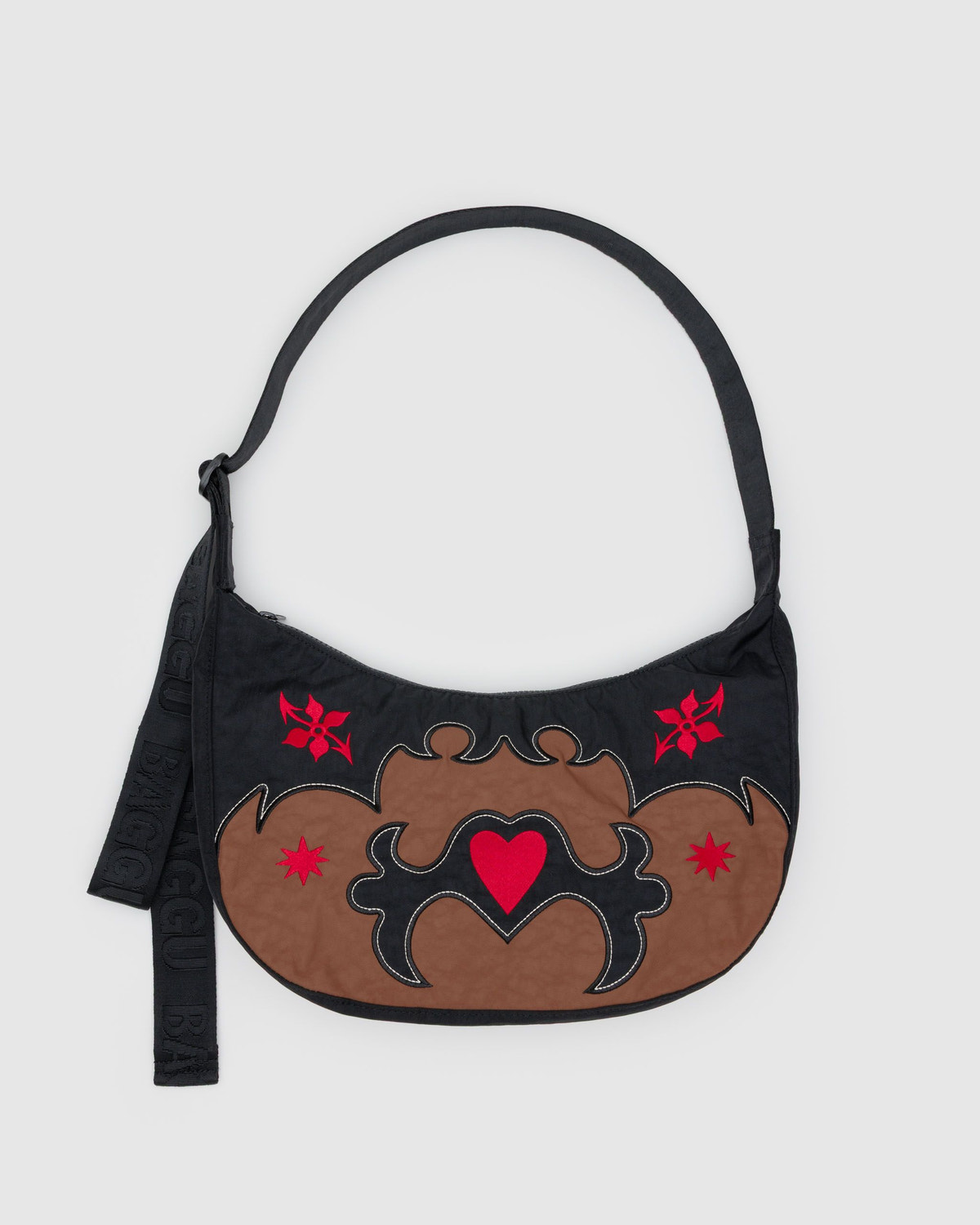 Medium Nylon Crescent Bag
